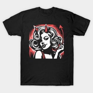 Retro Devil Girl T-Shirt